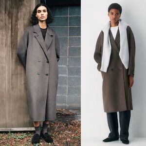 Aritzia Babaton The Slouch Coat XXS Brown